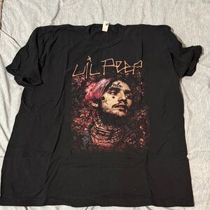 Tultex Black Graphic Tee